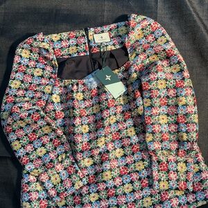 Tuckernuck Multicolor Floral Top XS NWT